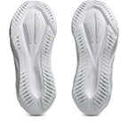 ASICS Novablast 5 Blanc-Gris / White-Piedmont Grey — vue semelle (1011B974-100)