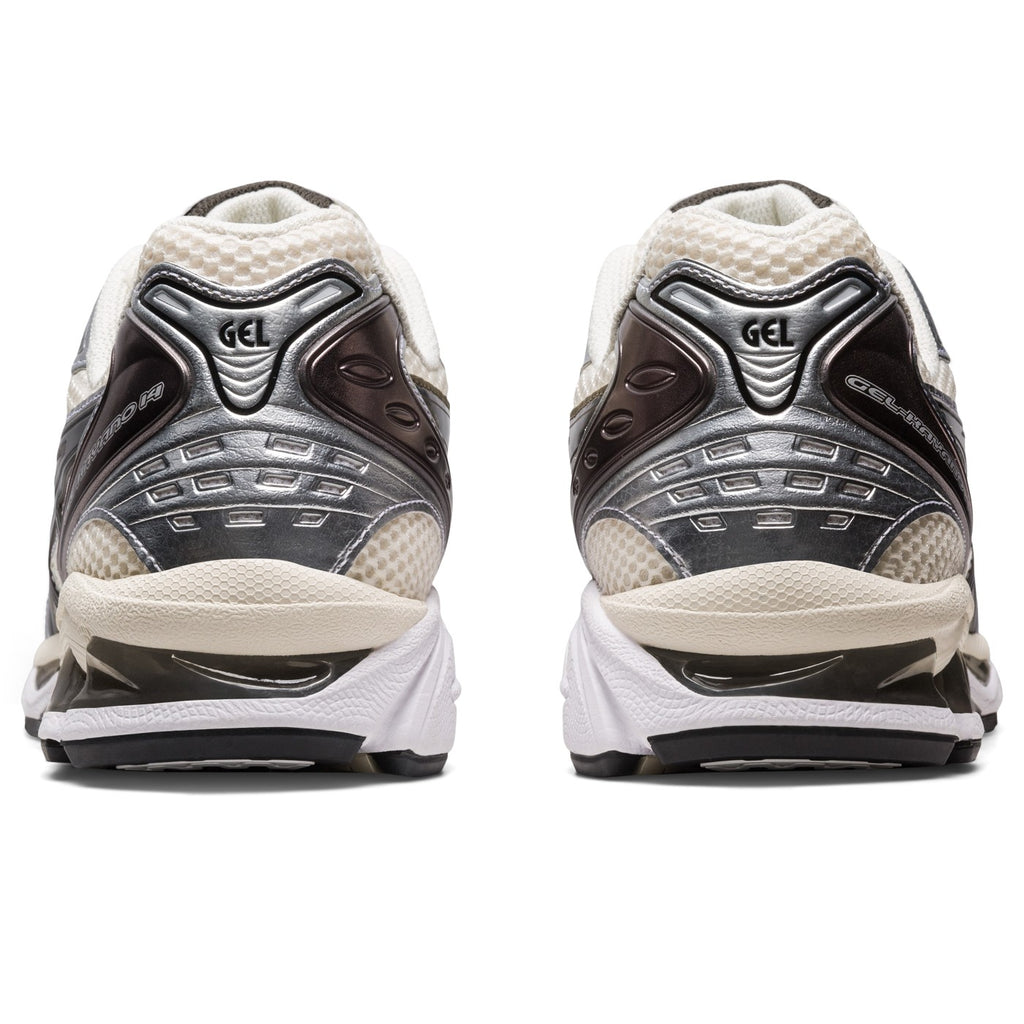 ASICS GEL-Kayano 14 Crème / Argent / Noir – vue arrière