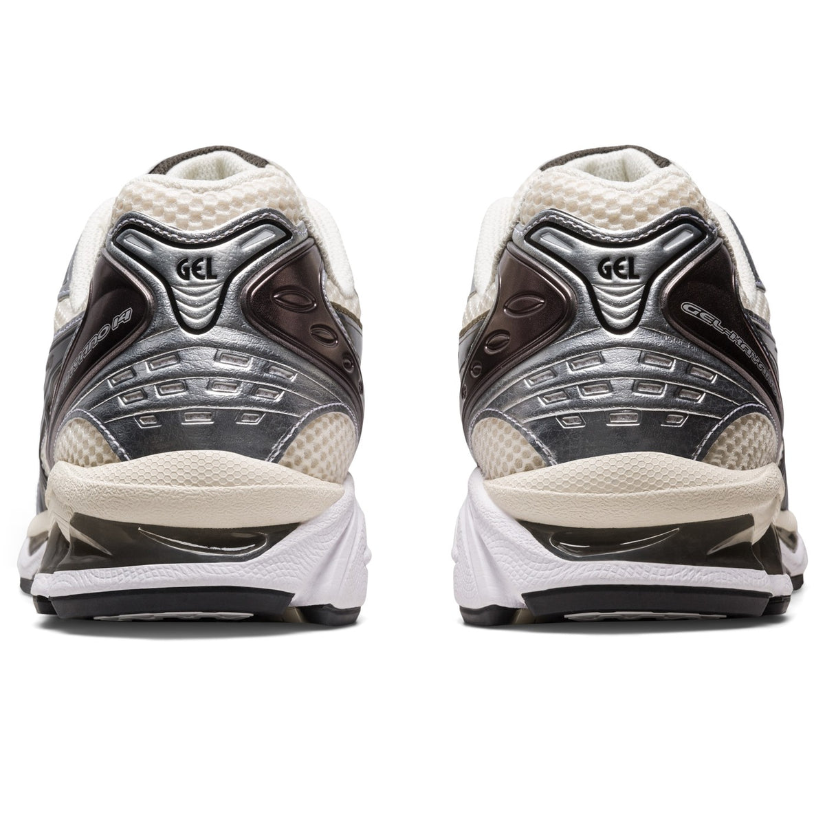 ASICS GEL-Kayano 14 Crème / Argent / Noir – vue arrière