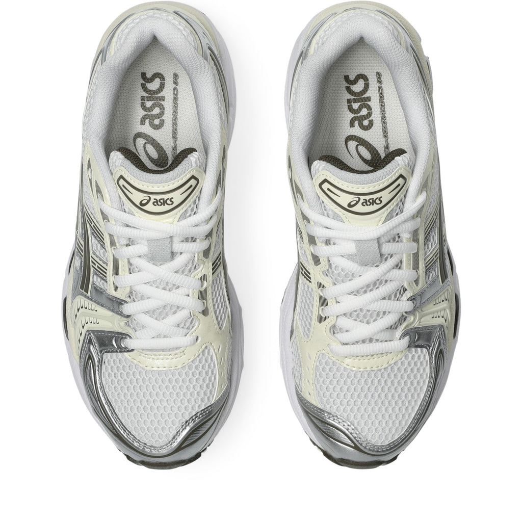 ASICS GEL-Kayano 14 Blanc / Ivoire – vue du dessus