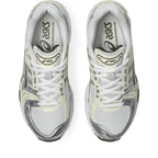 ASICS GEL-Kayano 14 Blanc / Ivoire – vue du dessus