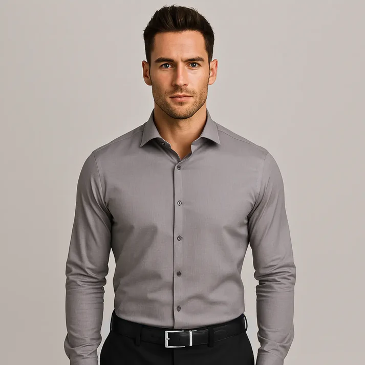 Nexita Chemise Infroissable à Coupe Ajustée