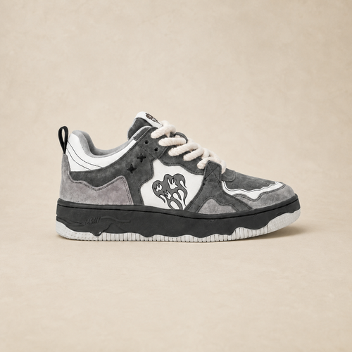 Baskets basses homme Dream Low grises — vue 1