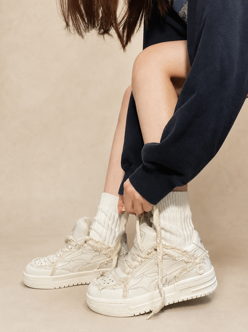 Baskets casual homme blanc crème — vue 2