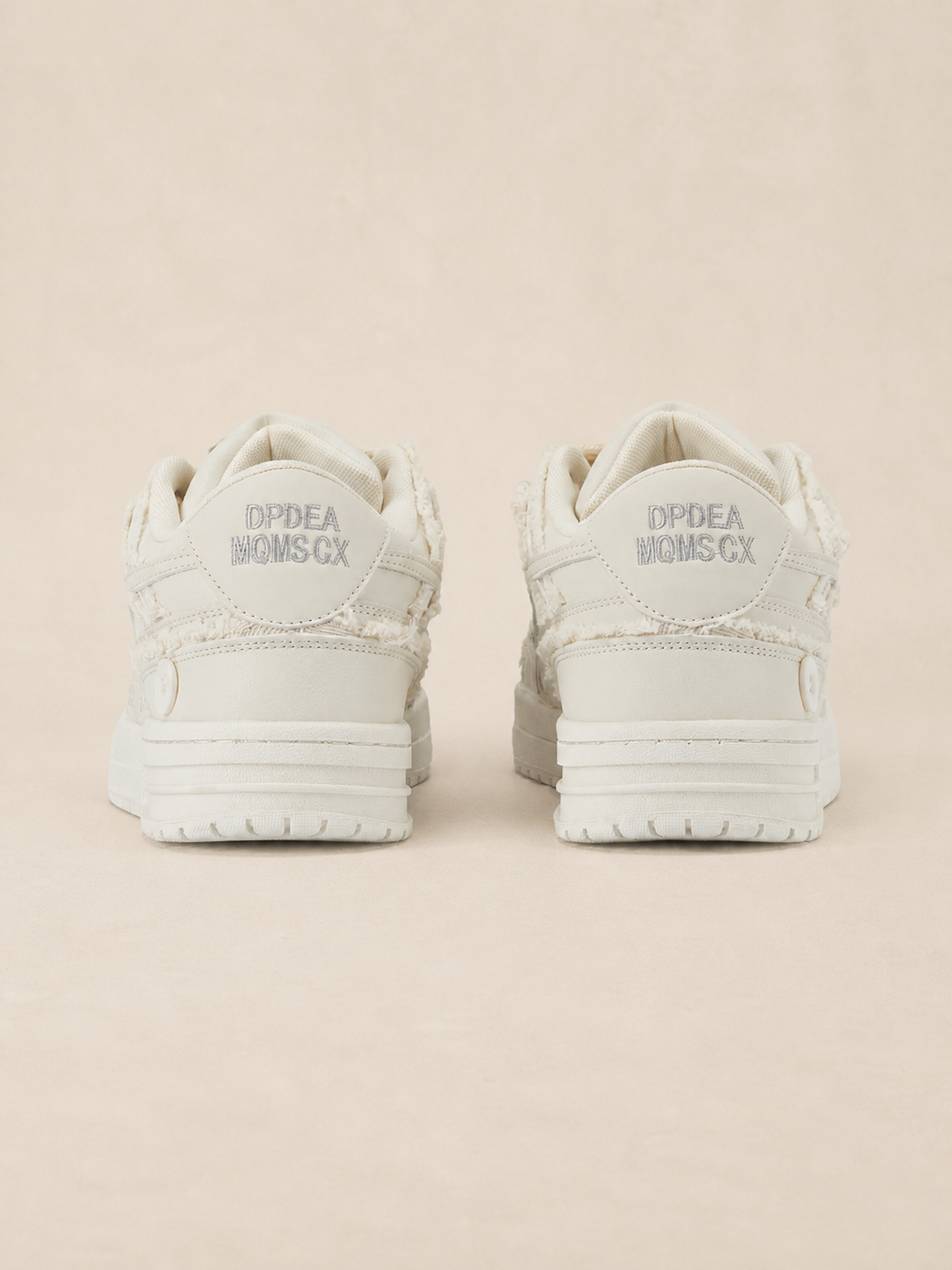 Baskets casual homme blanc crème — vue 9