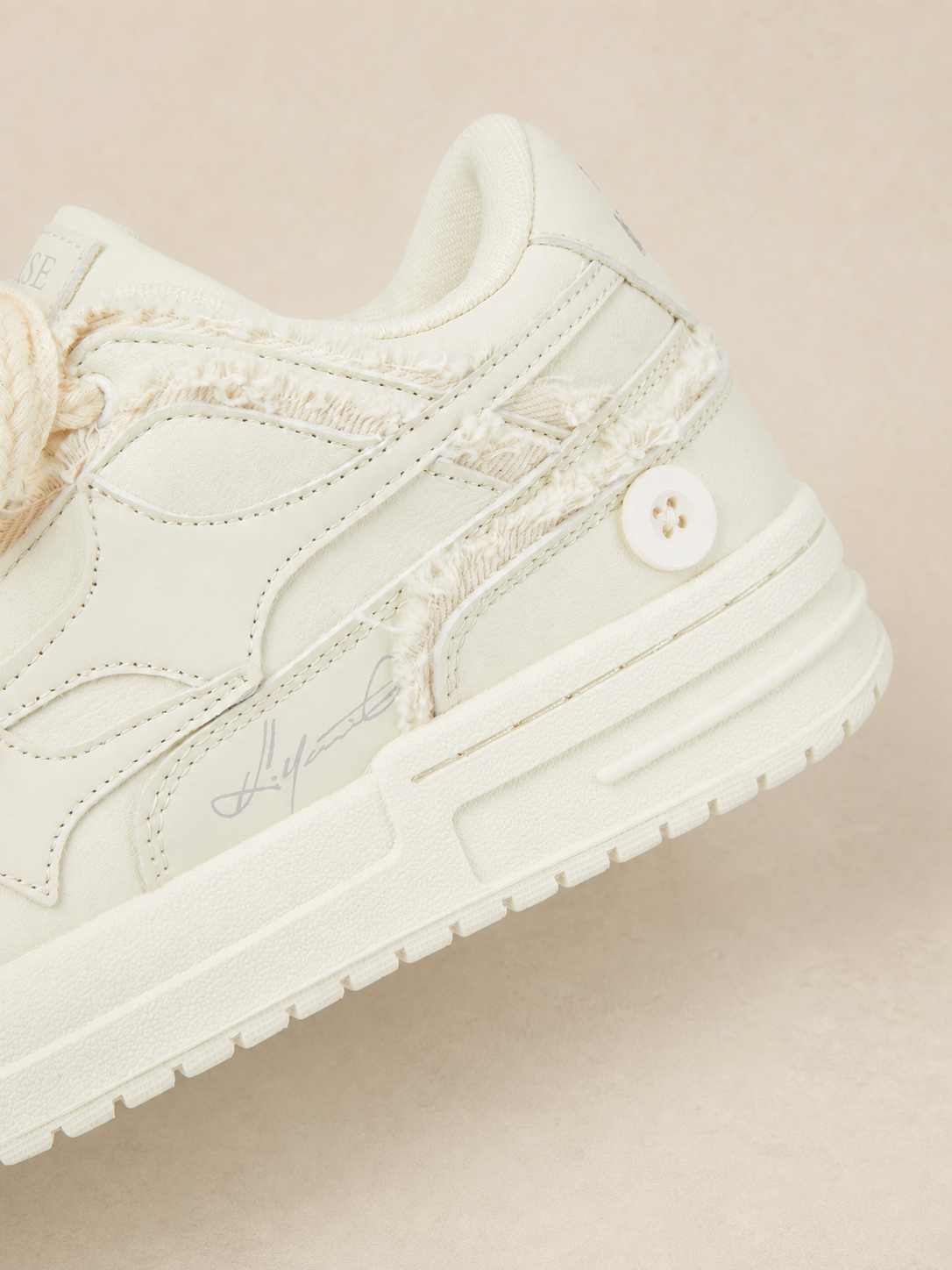 Baskets casual homme blanc crème — vue 11