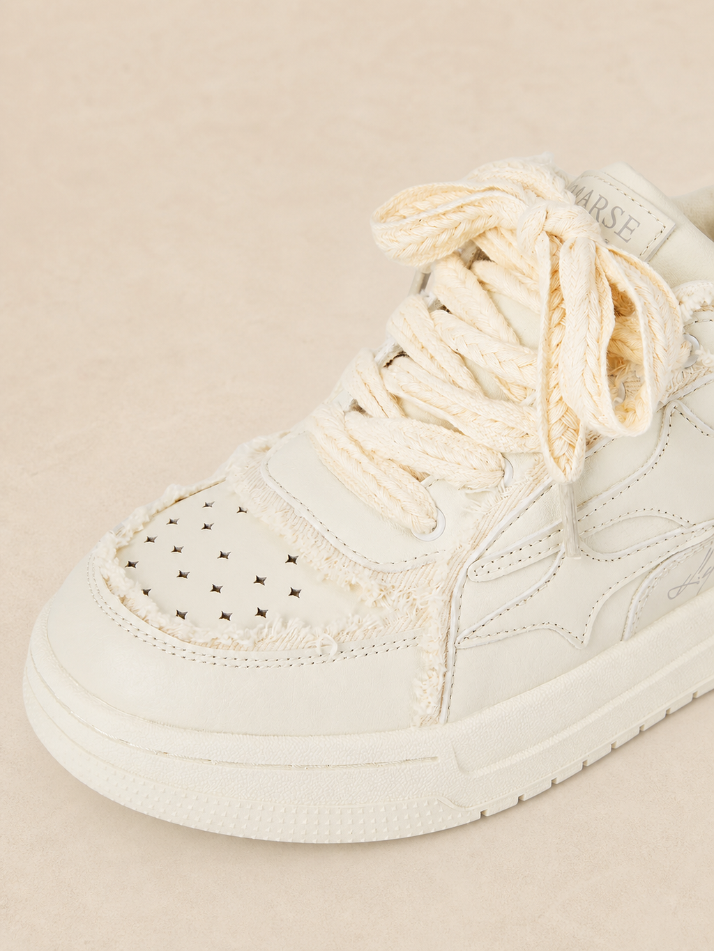 Baskets casual homme blanc crème — vue 12