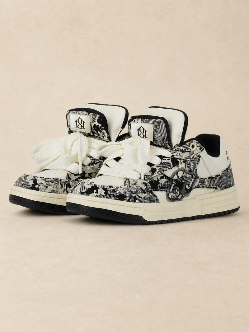 Baskets homme High Street en toile — vue 1