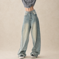 Jean baggy femme Y2K taille basse — vue 1