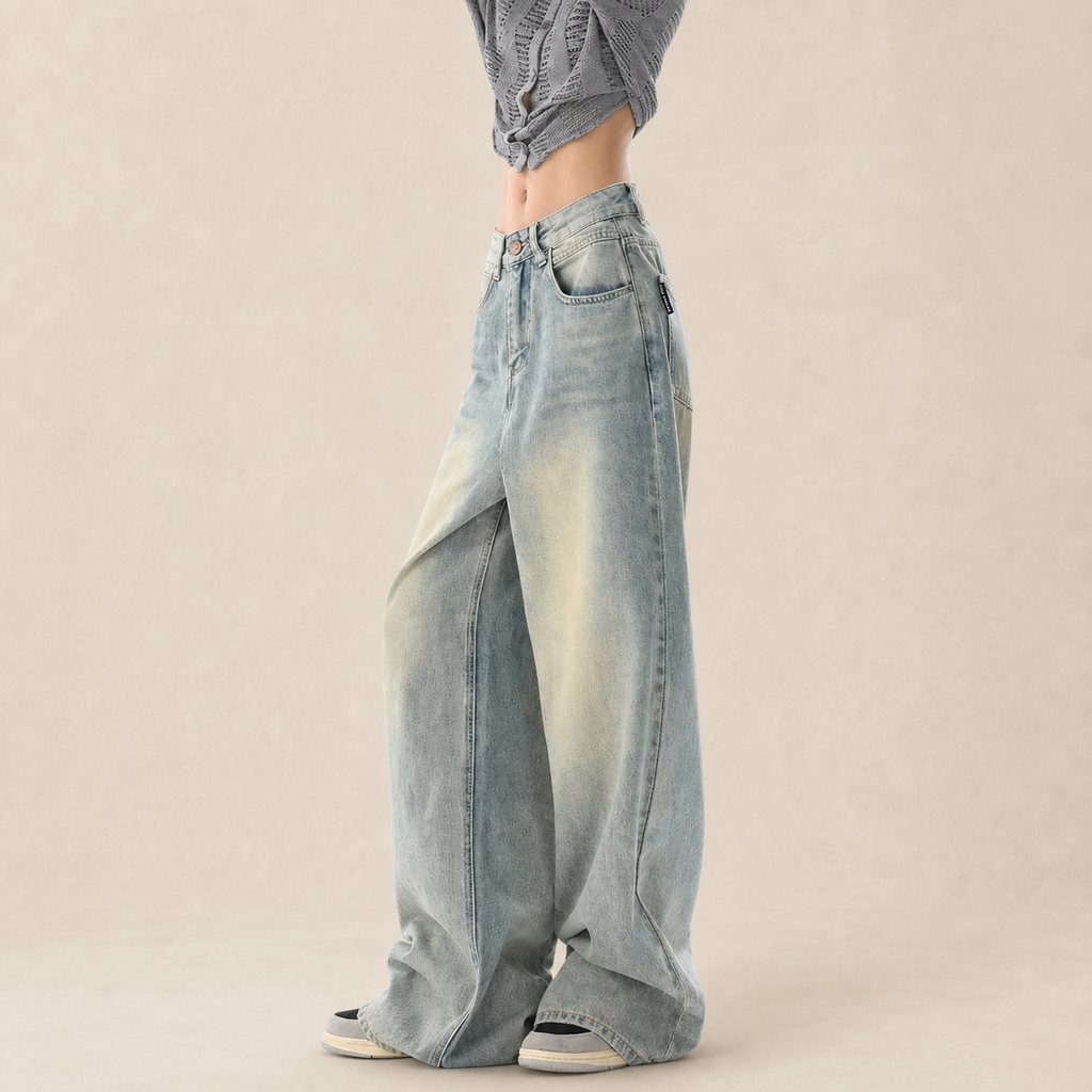 Jean baggy femme Y2K taille basse — vue 3