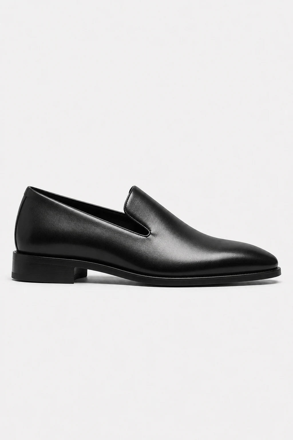 Mocassins homme en cuir italien à semelle rouge – vue 1