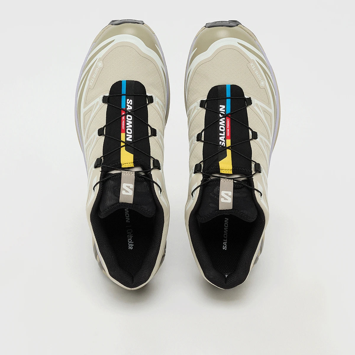 Salomon XT-6 GORE-TEX – Eucalyptus / Silver Sage / Cosmic Sky – vue dessus