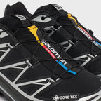 Salomon XT-6 GORE-TEX – Noir & Argent – detail lacage
