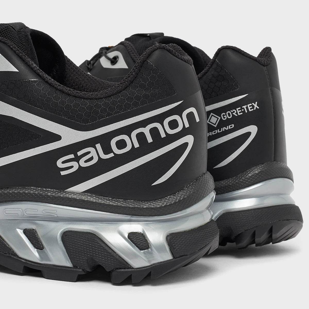 Salomon XT-6 GORE-TEX – Noir & Argent – detail talon