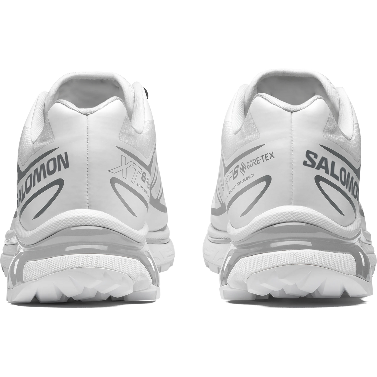 Salomon XT-6 GORE-TEX – White / White / FTW Silver – vue arriere