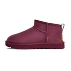 UGG Classic Ultra Mini Femme – Burnt Magenta – profil exterieur