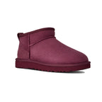 UGG Classic Ultra Mini Femme – Burnt Magenta – trois quarts arriere