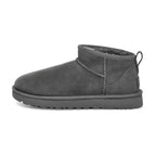 UGG Classic Ultra Mini Femme – Gris – profil exterieur