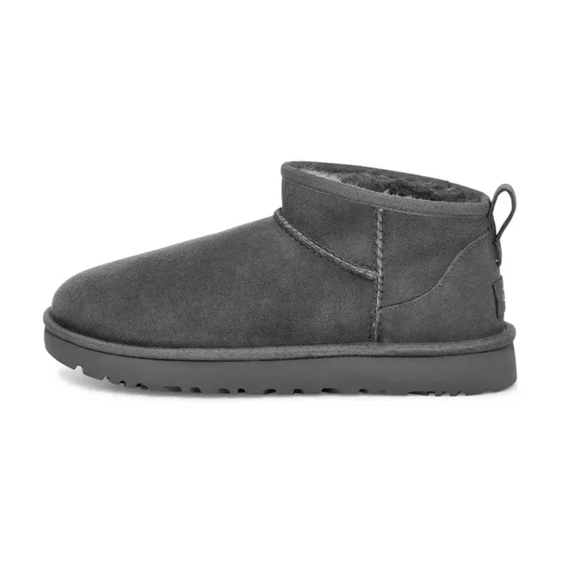 UGG Classic Ultra Mini Femme – Gris – profil exterieur