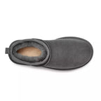UGG Classic Ultra Mini Femme – Gris – vue dessus