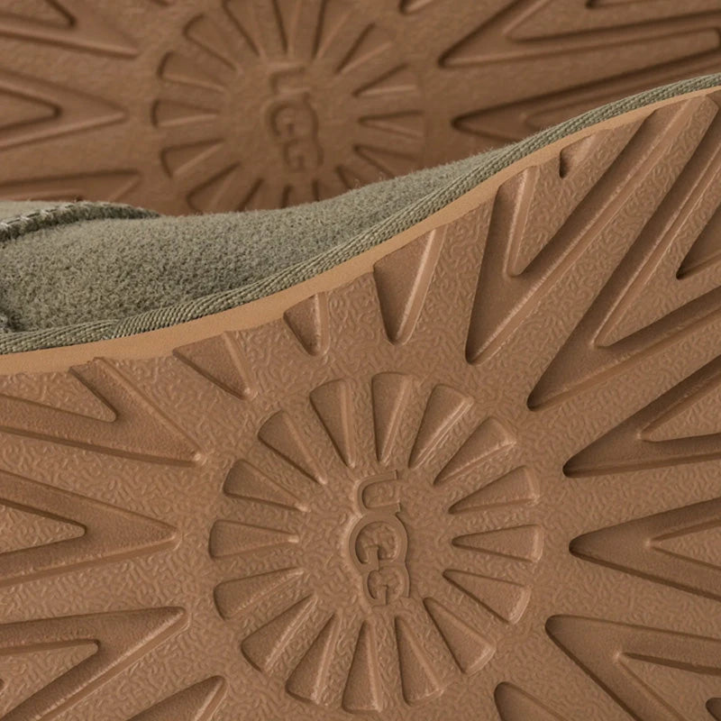 UGG Classic Ultra Mini Femme – Moss Green / Amphora – detail semelle