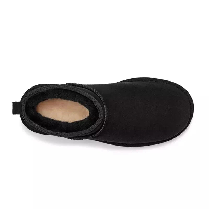 UGG Classic Ultra Mini Femme – Noir – vue dessus