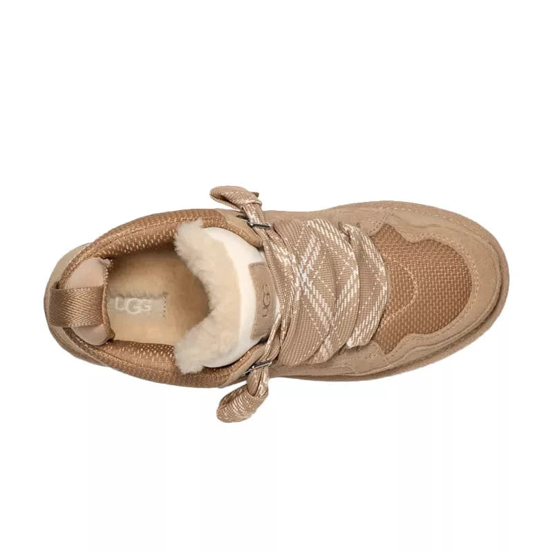 UGG Lowmel Femme – Sable & Blanc – vue dessus