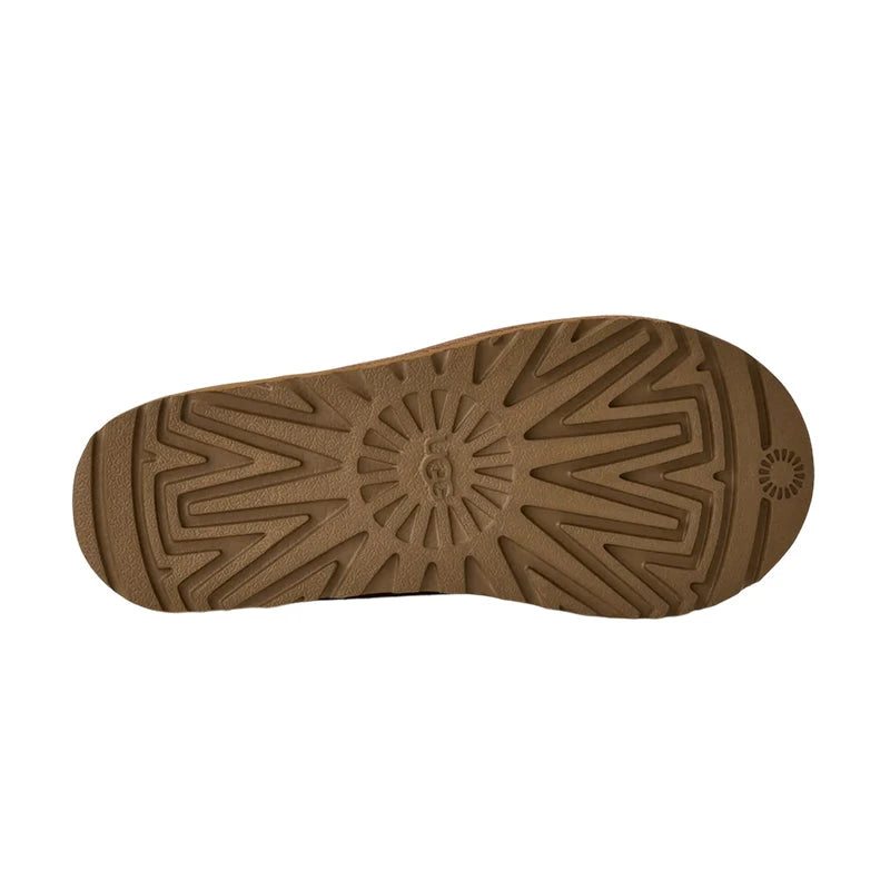 UGG Tasman II Femme – Chestnut & Beige – semelle exterieure