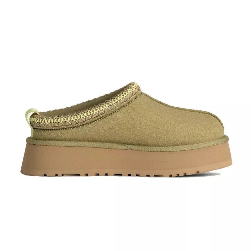 UGG Tazz II Femme – Kaki & Beige – profil interieur