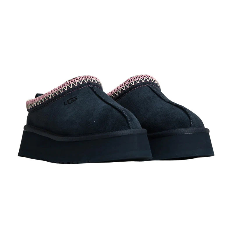 UGG Tazz II Femme – Noir & Rose – paire trois quarts