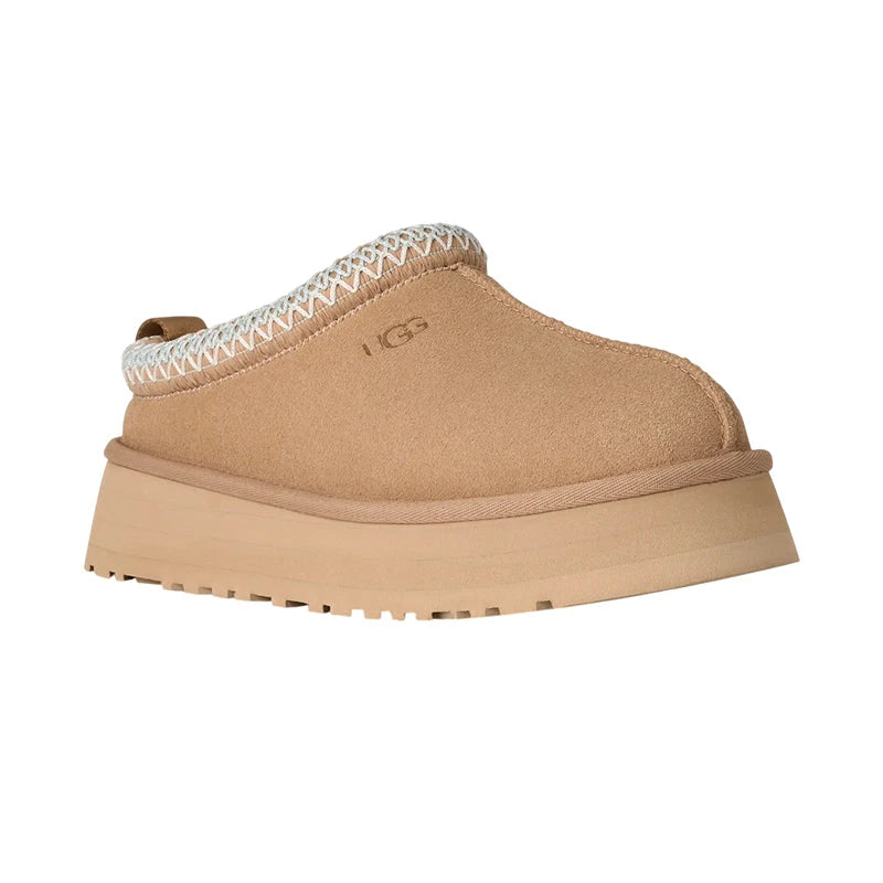 UGG Tazz II Femme – Sable & Beige – trois quarts arriere
