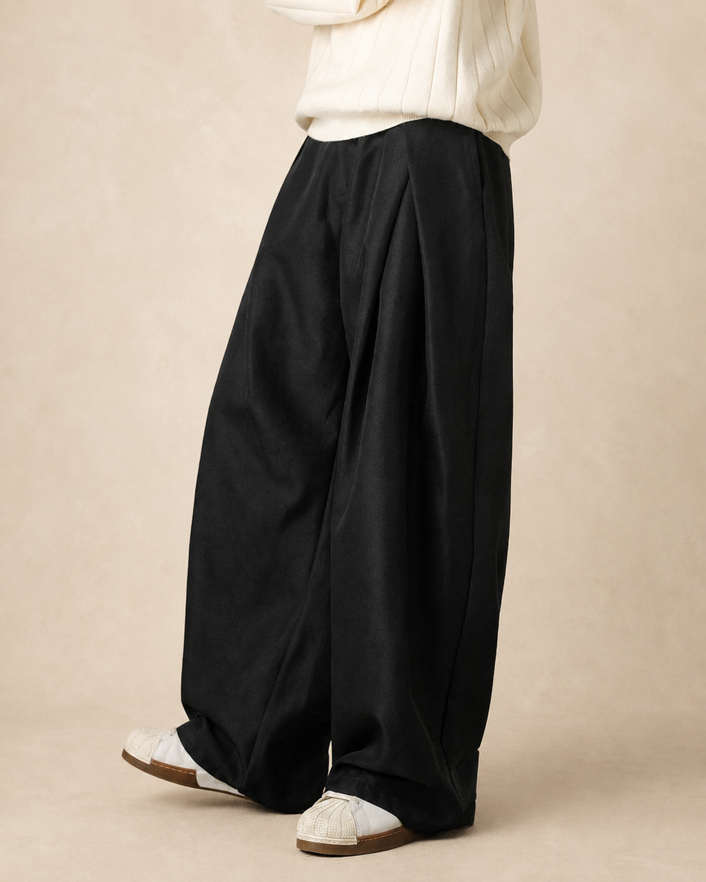Pantalon homme à pinces et jambe large — vue 11