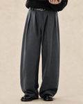 Pantalon homme plissé Osaka à jambe large — vue 1